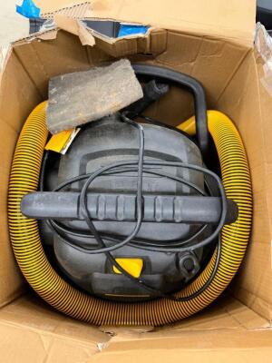 DESCRIPTION: DEWALT 16 GALLON WET DRY SHOP VAC ADDITIONAL INFORMATION WORKING CONDITION UNKNOWN LOCATION: FLOOR QTY: 1