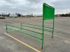 DESCRIPTION: METAL CART CORRAL LOCATION: PARKING LOT QTY: 1