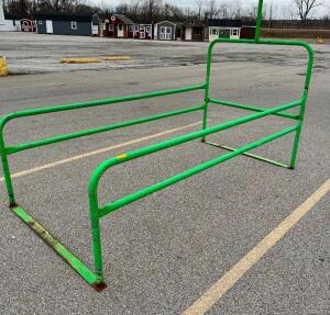 DESCRIPTION: METAL CART CORRAL LOCATION: PARKING LOT QTY: 1