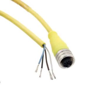 DESCRIPTION: (2) MICRO-CHANGE CORDSET CABLE BRAND/MODEL: BRAD CONNECTIVITY #1200651293 INFORMATION: YELLOW RETAIL$: $50.00 EA QTY: 2