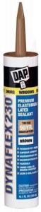 DYNAFLEX 230 10.1 OZ. BROWN PREMIUM EXTERIOR/INTERIOR WINDOW, DOOR AND TRIM SEALANT (12-PACK)