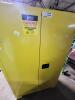 DESCRIPTION: (1) FLAMMABLES SAFETY CABINET, SELF-CLOSING BRAND/MODEL: JAMCO #19T289 INFORMATION: YELLOW RETAIL$: $1918.65 EA SIZE: 45 GAL, 43 IN X 18 - 5