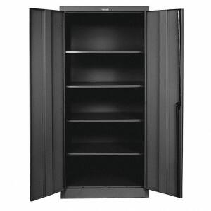 DESCRIPTION: (1) STORAGE CABINET BRAND/MODEL: HALLOWELL #34C176 INFORMATION: BLACK RETAIL$: $585.00 EA SIZE: 36" X 18" X 72" QTY: 1