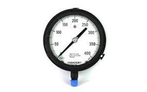 DESCRIPTION: (1) PRESSURE GAUGE BRAND/MODEL: ASHCROFT RETAIL$: $120.00 EA SIZE: 400 PSI QTY: 1