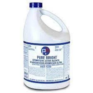 DESCRIPTION: (2) GERMICIDAL ULTRA BLEACH BRAND/MODEL: PURE BRIGHT RETAIL$: 10.16 EA SIZE: 1 GALLON QTY: 2