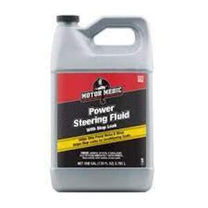 DESCRIPTION: (2) POWER STEERING FLUID BRAND/MODEL: MOTOR MEDIC #54YG03 RETAIL$: $33.05 EA SIZE: 1 GALLON QTY: 2