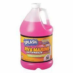 DESCRIPTION: (2) RV AND MARINE ANTIFREEZE BRAND/MODEL: SPLASH #49GU89 RETAIL$: $7.00 EA SIZE: 1 GALLON QTY: 2