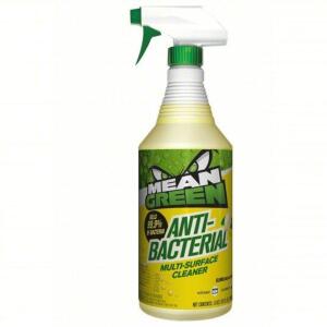 DESCRIPTION: (6) ANTIBACTERIAL MULTI SURFACE CLEANER BRAND/MODEL: MEAN GREEN #56JF18 RETAIL$: $5.00 EA SIZE: 32 OZ QTY: 6