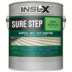 DESCRIPTION: (2) ANTI SLIP ACRYLIC LATEX FLOOR PAINT BRAND/MODEL: INSL-X #SU-0310 INFORMATION: LIGHT GRAY RETAIL$: $50.00 EA SIZE: 1 GALLON QTY: 2