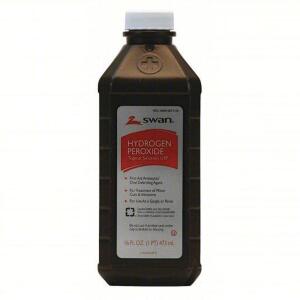 DESCRIPTION: (6) HYDROGEN PEROXIDE BRAND/MODEL: SWAN #3XKW4 RETAIL$: $5.98 EA SIZE: 16 OZ QTY: 6