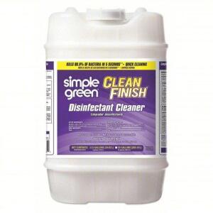 DESCRIPTION: (1) DISINFECTANT AND SANITIZER BRAND/MODEL: SIMPLE GREEN #420A76 RETAIL$: $84.43 EA SIZE: 5 GALLON QTY: 1