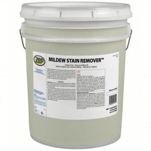 DESCRIPTION: (1) MILDEW STAIN REMOVER BRAND/MODEL: ZEP #54ZL74 RETAIL$: $116.44 EA SIZE: 5 GALLON QTY: 1