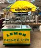 61" X 24" LEMONADE VENDOR CART WITH UMBRELLA