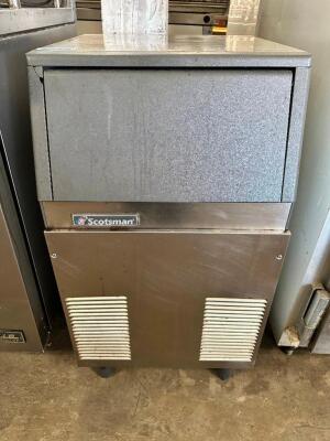 SCOTSMAN UNDER COUNTER AIR COOLED ICE MACHINE W/ BIN.