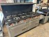 FRANKLIN CHEF TEN BURNER GAS RANGE W/ LOWER DOUBLE OVEN - 2