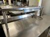 TRUE TWO DOOR WORK TOP PREP COOLER W/ RISER SHELF AND HEAT LAMP - 3