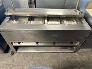 FOUR WELL ELECTRIC STEAM TABLE