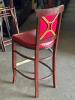 (2) - PADDED BAR STOOL CHAIRS - 4