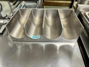 FOUR GROUP STAINLESS CADDY