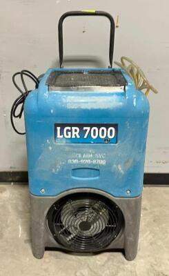 DESCRIPTION: DRI-EAZ LGR 7000XLI LOW GRAIN REFRIGERANT DEHUMIDIFIER BRAND/MODEL: DRI-EAZ DRIF412 INFORMATION: WATER REMOVAL CAPACITY: 130 PTS/DAY, 115