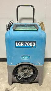 DESCRIPTION: DRI-EAZ LGR 7000XLI LOW GRAIN REFRIGERANT DEHUMIDIFIER BRAND/MODEL: DRI-EAZ DRIF412 INFORMATION: WATER REMOVAL CAPACITY: 130 PTS/DAY, 115