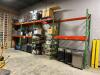 DESCRIPTION: (4) SECTIONS OF 8' X 12' SLOTTED STYLE PALLET RACKING (CONTENTS ARE NOT INCLUDED) INFORMATION: INCLUDES: (5) 42" X 12' UPRIGHTS, (14) 8' - 2