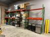 DESCRIPTION: (4) SECTIONS OF 8' X 12' SLOTTED STYLE PALLET RACKING (CONTENTS ARE NOT INCLUDED) INFORMATION: INCLUDES: (5) 42" X 12' UPRIGHTS, (14) 8' - 3