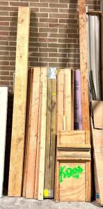 DESCRIPTION: LARGE ASSORTMENT OF LUMBER AS SHOWN INFORMATION: ASSORTED SIZES AS SHOWN LOCATION: WAREHOUSE #1
