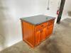 DESCRIPTION: 48" X 30" X 36" GRANITE TOPPED KITCHEN ISLAND SIZE: 48" X 30" X 36" LOCATION: WAREHOUSE #2 - 5