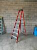 DESCRIPTION: 8' FIBERGLASS STEP LADDER SIZE: 8' LOCATION: WAREHOUSE #2 - 2