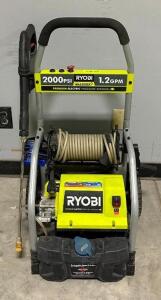 DESCRIPTION: 2000 PSI PREMIUM ELECTRIC PRESSURE WASHER BRAND/MODEL: RYOBI INFORMATION: 1.2 GPM LOCATION: WAREHOUSE QTY: 1