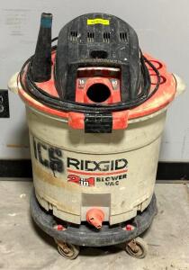 DESCRIPTION: 16 GALLON BLOWER/VAC BRAND/MODEL: RIDGID WD18350 INFORMATION: 6 HP LOCATION: WAREHOUSE QTY: 1