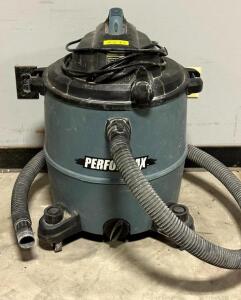 DESCRIPTION: 16 GALLON WET/DRY VAC BRAND/MODEL: PERFORMAX 240-4829 LOCATION: WAREHOUSE QTY: 1