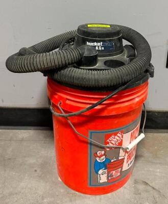 DESCRIPTION: BUCKETMAX SHOP VAC LOCATION: WAREHOUSE QTY: 1