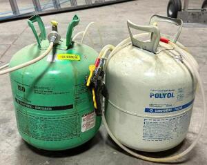 DESCRIPTION: POLYURETHANE FOAM SYSTEM TANKS WITH SPRAYERE LOCATION: WAREHOUSE QTY: 1