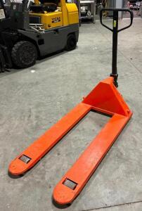 DESCRIPTION: 5500 LB. PALLET JACK LOCATION: WAREHOUSE QTY: 1