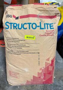 DESCRIPTION: 50 LB. BAG OF BASECOAT BRAND/MODEL: STRUCTO-LITE LOCATION: WAREHOUSE QTY: 1