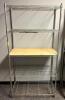 DESCRIPTION: 5-TIER WIRE SHELVING UNIT INFORMATION: CONTENTS NOT INCLUDED SIZE: 36"X16"X72" LOCATION: TOOL ROOM QTY: 1