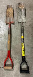 DESCRIPTION: (2) DRAIN SPADE SHOVELS LOCATION: TOOL ROOM QTY: 2