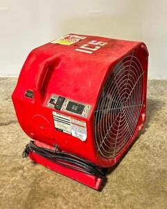 DESCRIPTION: PHOENIX FOCUS AXIAL AIR MOVER BRAND/MODEL: PHOENIX THERMA-STOR AXIAL AIR MOVER INFORMATION: 110/120VAC, 12 AMPS, 60HZ, 2-SPEED LOCATION: