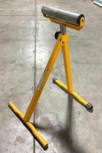 DESCRIPTION: ADJUSTABLE HEIGHT ROLLER STAND LOCATION: WAREHOUSE QTY: 1