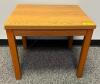 DESCRIPTION: WOODEN SIDE TABLE SIZE: 24"X20"X20.5" LOCATION: CONFERENCE OFFICE QTY: 1