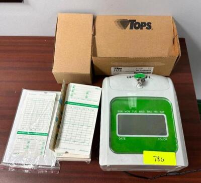 DESCRIPTION: TIME ATTENDANCE TERMINAL WITH WALL MOUNT TIMESHEET HOLDER BRAND/MODEL: UPUNCH HN3000 LOCATION: MEDIAN OFFICE QTY: 1