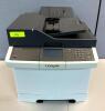 DESCRIPTION: COLOR LASER MULTIFUNCTION PRINTER BRAND/MODEL: LEXMARK CX410E LOCATION: MAIN OFFICE QTY: 1