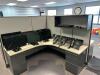 DESCRIPTION: (3) SECTION CUBICLE WITH DESKS AND CABINETS INCLUDED INFORMATION: CONTENTS NOT INCLUDED SIZE: EACH CUBICLE IS 72"X72" LOCATION: MAIN OFFI - 4