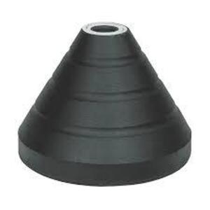 DESCRIPTION: (2) SIGN BASE RUBBER CONE SHAPED WEIGHT BRAND/MODEL: RUBBER FORM INFORMATION: BLACK RETAIL$: $191.95 EA QTY: 2