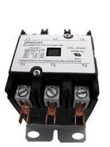 DESCRIPTION: (5) 3 POLE DEFINITE PURPOSE CONTACTOR BRAND/MODEL: SUPCO #DP40243 RETAIL$: $18.46 EA QTY: 5