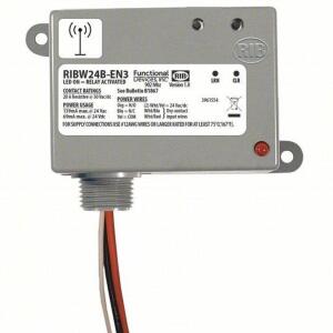 DESCRIPTION: (1) WIRELESS RELAY AND TRANSMITTER BRAND/MODEL: RIB #45DR67 RETAIL$: $382.00 EA SIZE: 24V AC/DC, 50 TO 150 FT QTY: 1