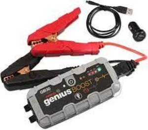 DESCRIPTION: (1) BOOSTER PACK, JUMP STARTER BRAND/MODEL: NOCO GENIUS #GB30 RETAIL$: $174.99 EA SIZE: 12V, 400 AMP QTY: 1