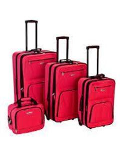 DESCRIPTION: (1) ROLLING LUGGAGE SET BRAND/MODEL: ROCKLAND #F32 INFORMATION: RED RETAIL$: $93.45 TOTAL SIZE: 4 PIECES QTY: 1